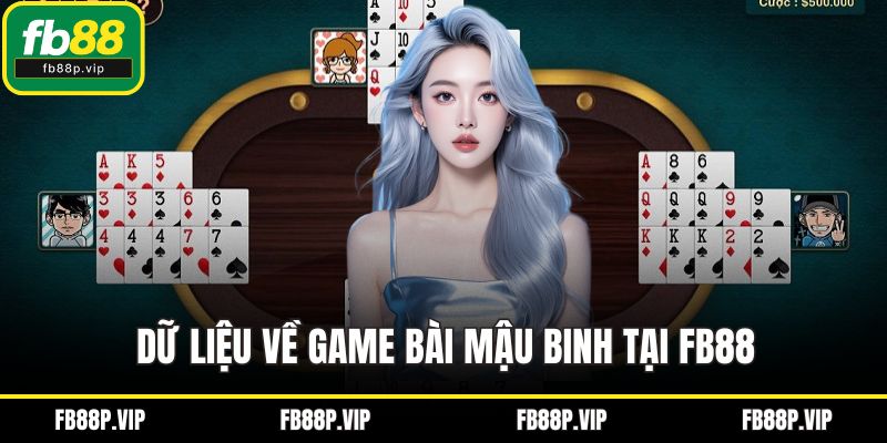 Dữ liệu về game bài mậu binh tại FB88